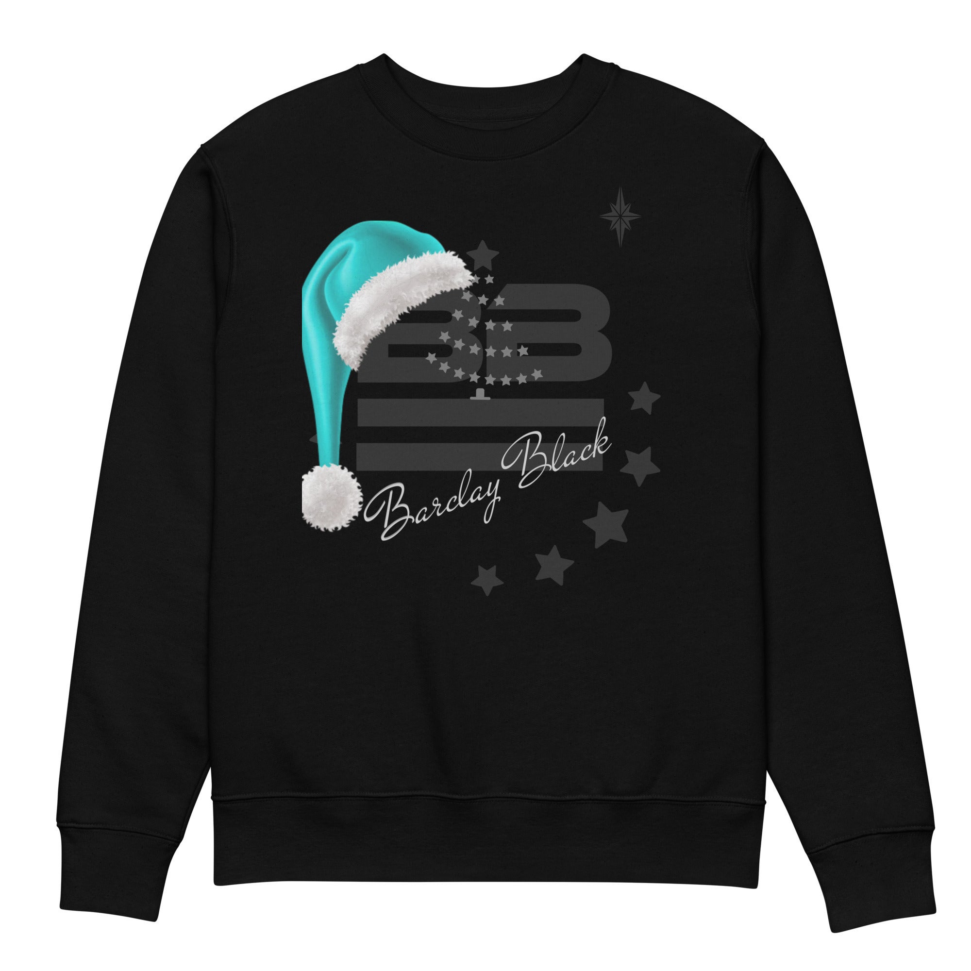 Luxury Christmas sweatshirt Barclay Black London Luxury Brand Clothing and Homeware